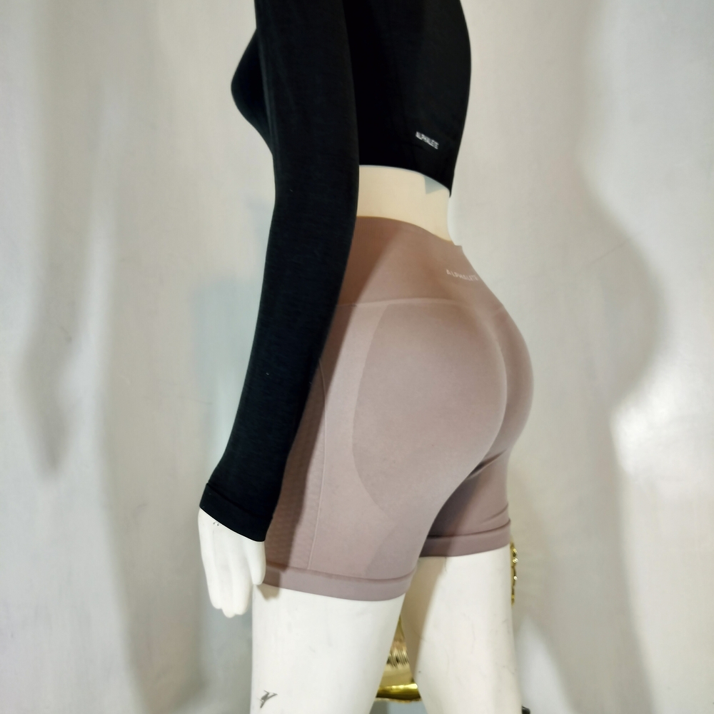 Alphalete Women's Taupe Bike Shorts